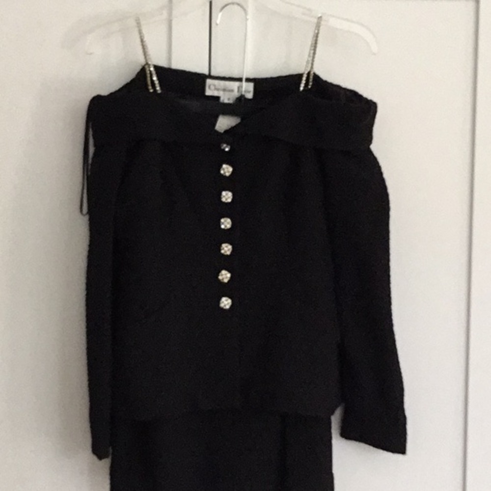 Christian Dior Black Suit